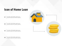 Icon of home loan