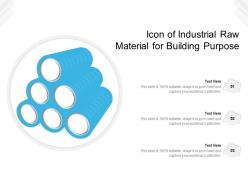 Icon of industrial raw material for building purpose