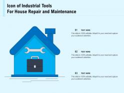 Icon Of Industrial Tools For House Repair And Maintenance