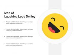 Icon of laughing loud smiley