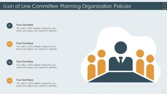 Icon Of Line Committee Planning Organization Policies