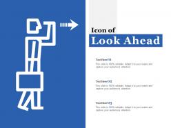 Icon of look ahead