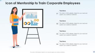 Icon of mentorship to train corporate employees