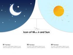 Icon of moon and sun