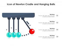 Icon Of Newton Cradle And Hanging Balls