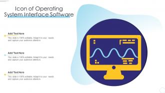 Icon Of Operating System Interface Software