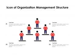 Icon of organization management structure