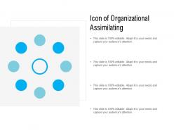 Icon of organizational assimilating
