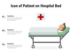 Icon of patient on hospital bed
