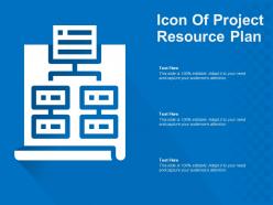 Icon of project resource plan
