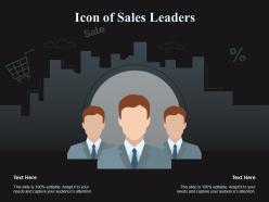 Icon of sales leaders