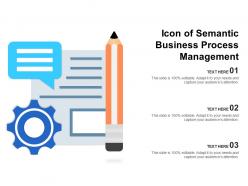 Icon of semantic business process management