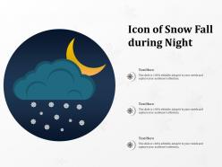 Icon of snow fall during night