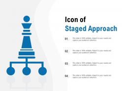 Icon of staged approach
