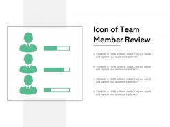 Icon of team member review