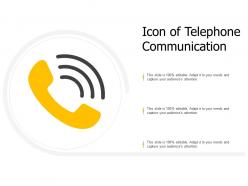 Icon of telephone communication