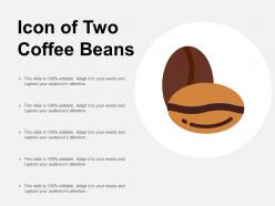 Icon of two coffee beans