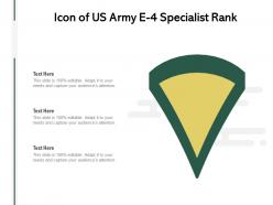 Icon of us army e 4 specialist rank