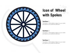 Icon Of Wheel With Spokes