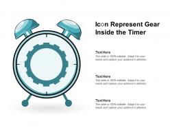 Icon represent gear inside the timer