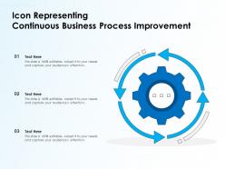 Icon representing continuous business process improvement