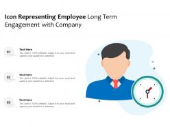 Icon representing employee long term engagement with company
