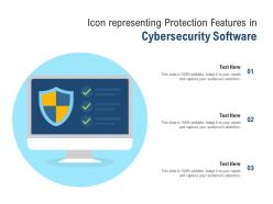 Icon representing protection features in cybersecurity software