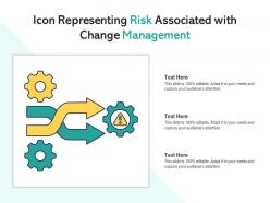 Icon representing risk associated with change management