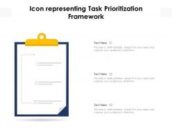 Icon Representing Task Prioritization Framework
