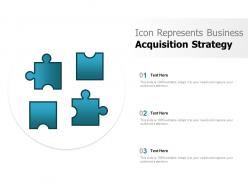 Icon represents business acquisition strategy