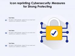 Icon reprinting cybersecurity measures for strong protecting