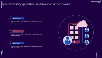 Icon Showcasing Application Modernization Service Provider
