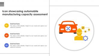 Icon Showcasing Automobile Manufacturing Capacity Assessment