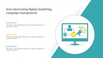 Icon Showcasing Digital Marketing Campaign Management
