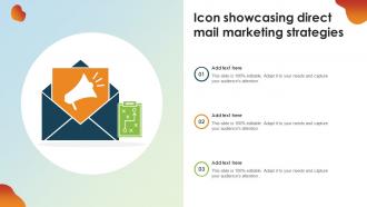 Icon Showcasing Direct Mail Marketing Strategies