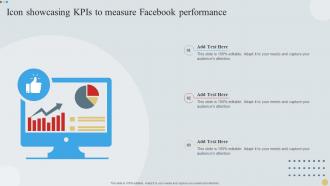 Icon Showcasing KPIs To Measure Facebook Performance