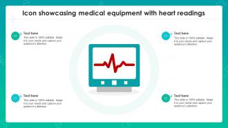 Icon Showcasing Medical Equipment With Heart Readings