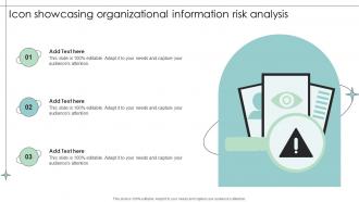 Icon Showcasing Organizational Information Risk Analysis