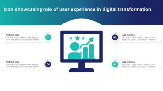 Icon Showcasing Role Of User Experience In Digital Transformation