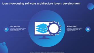Icon Showcasing Software Architecture Layers Development
