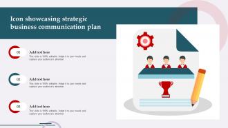 Icon Showcasing Strategic Business Communication Plan