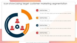Icon Showcasing Target Customer Marketing Segmentation