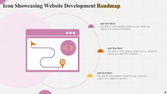 Icon Showcasing Website Development Roadmap