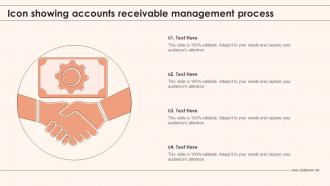Icon Showing Accounts Receivable Management Process