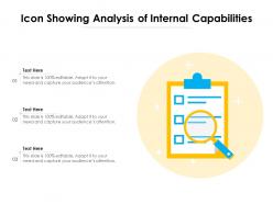 Icon Showing Analysis Of Internal Capabilities