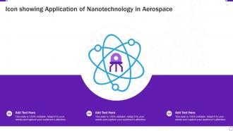 Icon Showing Application Of Nanotechnology In Aerospace