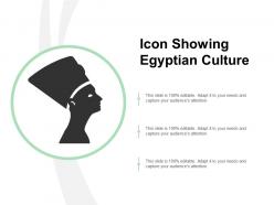 Icon showing egyptian culture