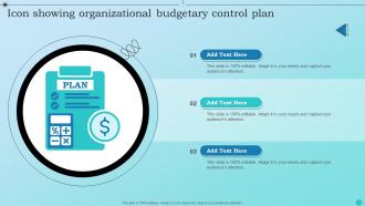 Icon Showing Organizational Budgetary Control Plan