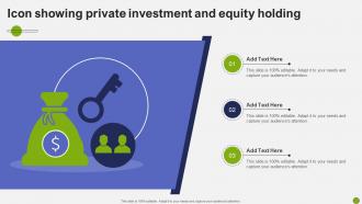 Icon Showing Private Investment And Equity Holding