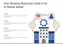 Icon showing resources used in go to market model